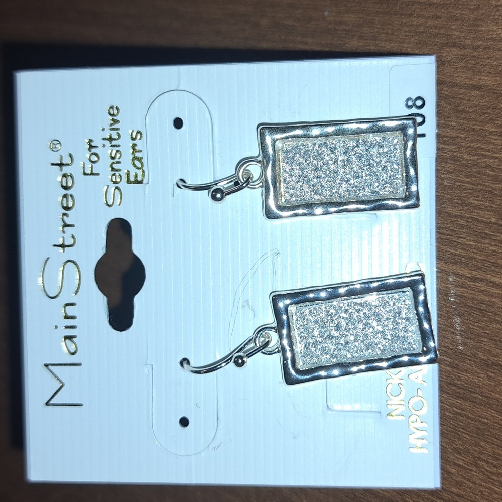 Main Street Silver Earrings for Sensitive Ears